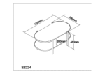 Mesa De Centro modelo industrialWEB-S2224 - Imagen 7