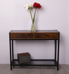 Mesa De Arrimo Con Cajones modelo industrial WEB-2301