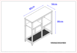 Mesa de Arrimo modelo industrial WEB-2302 - Imagen 4