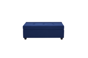 Sofá Cama o Reposera Tipo CamaLAH-62N1-PO/Ottoman Blue