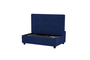 Sofá Cama o Reposera Tipo CamaLAH-62N1-PO/Ottoman Blue - Imagen 4
