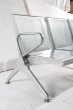Silla de visita fija estilo sencillo Con Respaldar y apoya brazos E20-3METAL - Imagen 2