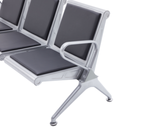 Silla de visita fija estilo sencillo Con Respaldar y apoya brazos E20-3NEG - Imagen 3