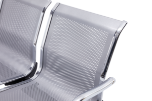 Silla de visita fija estilo sencillo Con Respaldar y apoya brazos E50-3METAL - Imagen 3