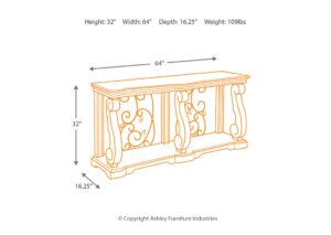 Mesa De Arrimo Alymere T869-4 Ashley - Imagen 6
