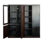 Archivo de Acero con transferencia de veta de madera y vidrio FB380G-MV. - Imagen 6
