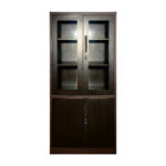 Archivo de Acero con transferencia de veta de madera y vidrio FB380G-MV. - Imagen 2