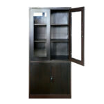 Archivo de Acero con transferencia de veta de madera y vidrio FB380G-MV. - Imagen 3
