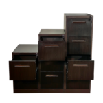 Kardex Metalico de 4 cajones con transferencia de veta de madera KAR-04 - Imagen 4