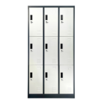 Locker Casillero Metalico 3 cuerpo/9 puertas batientes LCK-09.