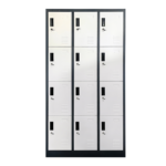 Locker Casillero Metalico 3 Cuerpo/12 Puertas LCK-12
