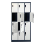 Locker Casillero Metalico 3 Cuerpo/12 Puertas LCK-12 - Imagen 3