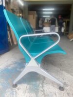 Silla de visita fija estilo sencillo Con Respaldar y apoya brazos E52-3VERDE
