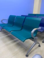 Silla de visita fija estilo sencillo Con Respaldar y apoya brazos E51-3VERDE - Imagen 4