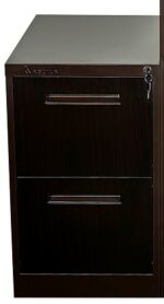 Kardex Metalico de 2 cajones con transferencia de veta de madera KAR-02
