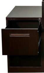 Kardex Metalico de 2 cajones con transferencia de veta de madera KAR-02 - Imagen 2