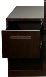 Kardex Metalico de 2 cajones con transferencia de veta de madera KAR-02 - Imagen 2