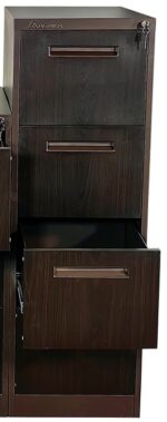 Kardex Metalico de 4 cajones con transferencia de veta de madera KAR-04 - Imagen 2