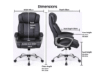 Silla Oficina Hogar Ergonomico Ejecutivo Comodo Cyber Computacion A-9009 - Imagen 6