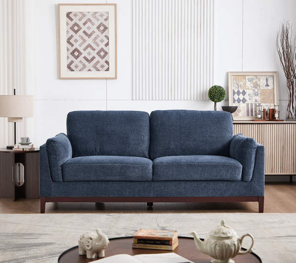 Sofá Azul 2 Cuerpos Callisburg de SS5408HF65D-C890