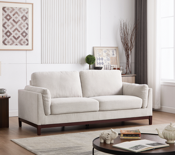 Sofá Crema 2 Cuerpos Callisburg de SS5408HF65D-C894