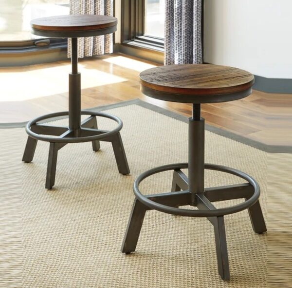 TABURETE BAR TORJIN BROWN - D440-024